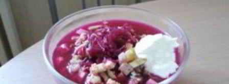 свекольник из маринованной свеклы. Шаг 8