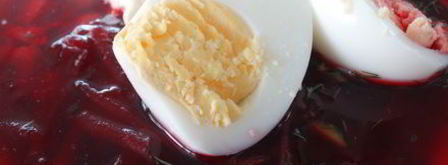 свекольник-холодняк с яйцом. Шаг 13