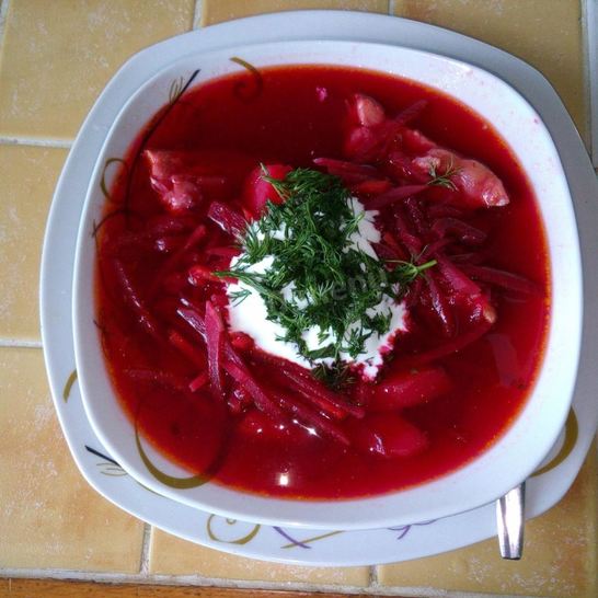 Рецепт свекольника с говядиной