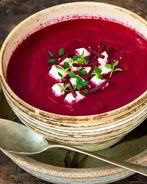 Свекольник с козьим сыром