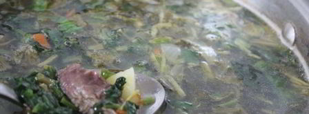 свекольный суп со щавелем и шпинатом. Шаг 8