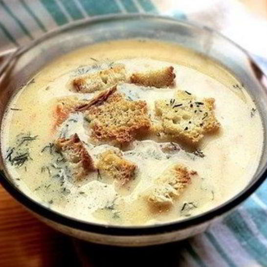 Рецепт французского сырного супа с курицей