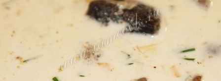 сливочно-сырный суп с грибами. Шаг 13