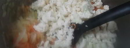 сырный суп из цветной капусты. Шаг 6