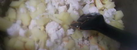 сырный суп из цветной капусты. Шаг 7