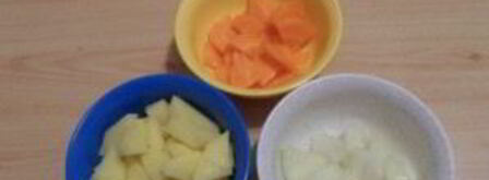 сырный суп на курином бульоне. Шаг 4