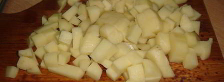 сырный суп по-французски с крутонами. Шаг 3