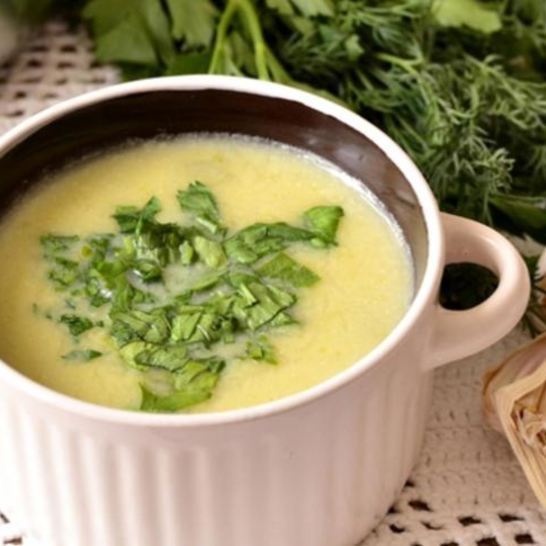 Рецепт сырного супа-пюре с кабачком