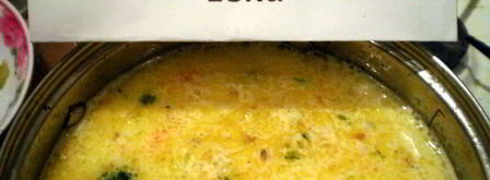 сырный суп с брюсельской капустой и клецками. Шаг 10