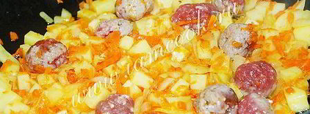 сырный суп с фрикадельками. Шаг 7