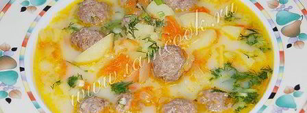 сырный суп с фрикадельками. Шаг 9