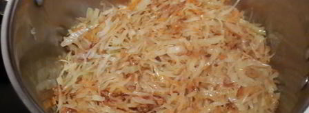 сырный суп с капустой и фаршем. Шаг 3