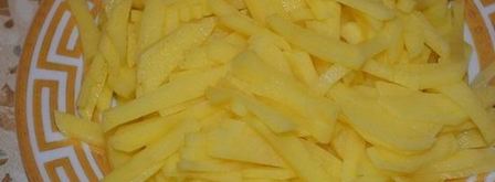 сырный суп с копченой курицей. Шаг 5