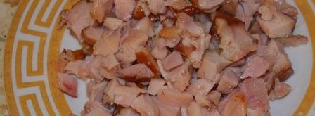 сырный суп с копченой курицей. Шаг 7