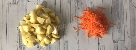 сырный суп с креветками. Шаг 3