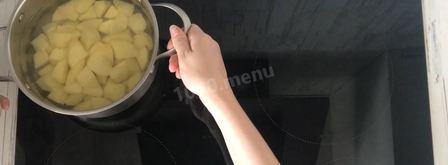 сырный суп с креветками. Шаг 4