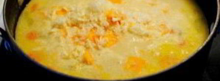 сырный суп с курицей и рисом. Шаг 7