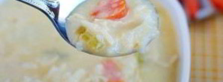 сырный суп с курицей и рисом. Шаг 8