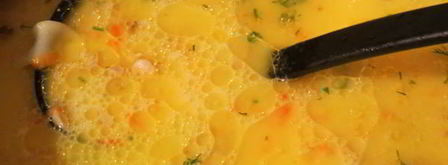 сырный суп с лапшой. Шаг 6