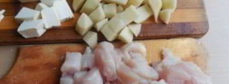 сырный суп с мясом. Шаг 4