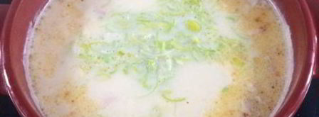 сырный суп с семгой и креветками. Шаг 11