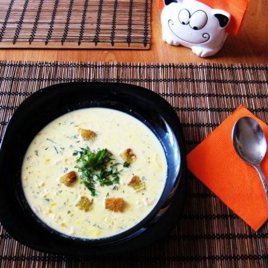 Рецепт сырного супа тануки