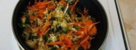 сырный суп тануки. Шаг 3