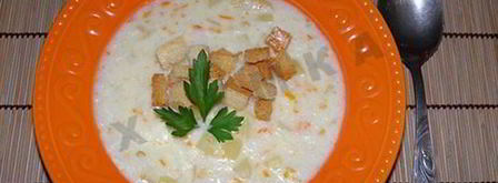 сырный суп в мультиварке. Шаг 12