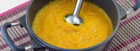 тыквенный суп с креветками. Шаг 14