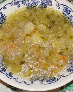 Рыбный суп уха из головы толстолобика