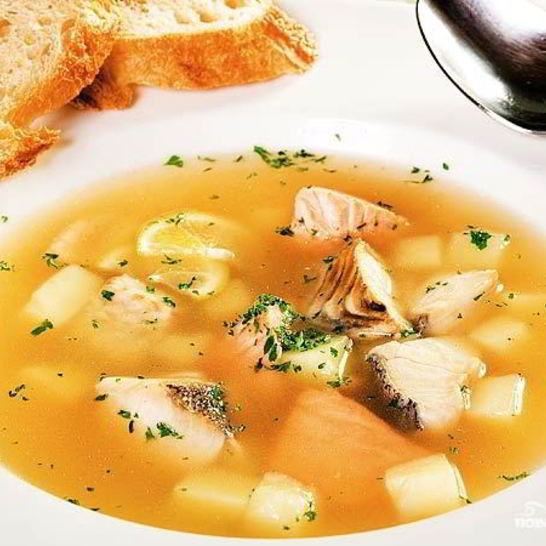 Рецепт ухи из кеты