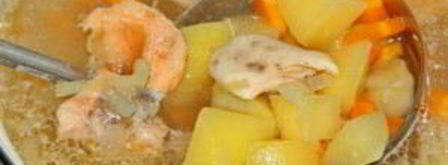 уха из красной рыбы. Шаг 4