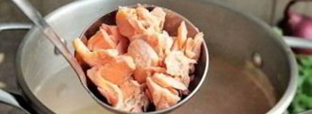 уха из стейка семги. Шаг 6