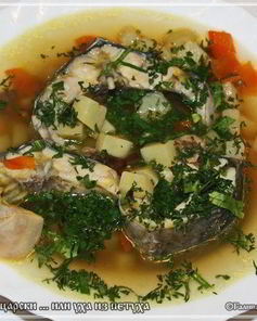 Уха по-царски из петуха