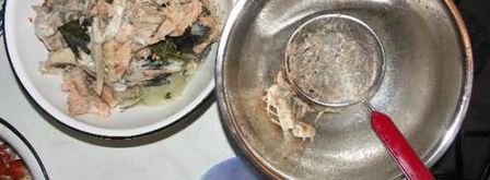 уха с раками и икрой. Шаг 20