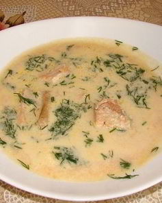 Уха со сливками