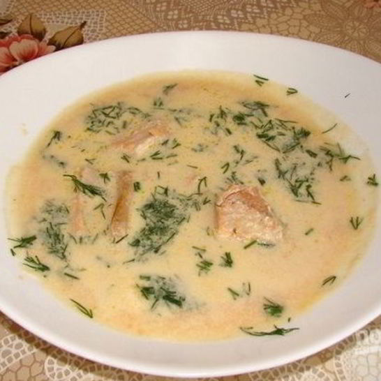Рецепт ухи со сливками