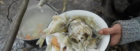 уха возле реки. Шаг 5