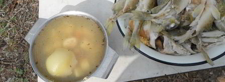 уха возле реки. Шаг 6