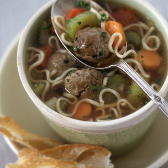 Рецепт вкусного супа с фрикадельками и вермишелью