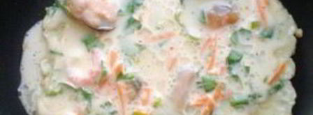 блинчики с морепродуктами. Шаг 5