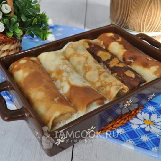 Рецепт блинчиков с мясом и сладким перцем