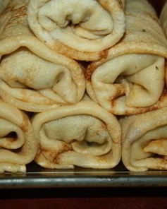 Блинчики с начинкой из говядины и легкого