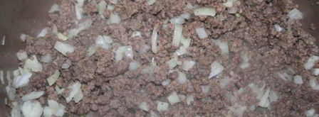 блинчики с начинкой из говядины и легкого. Шаг 4