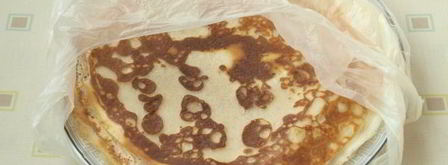 блины без яиц на кефире. Шаг 10