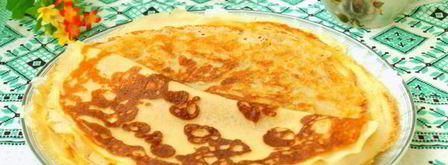 блины без яиц на кефире. Шаг 11