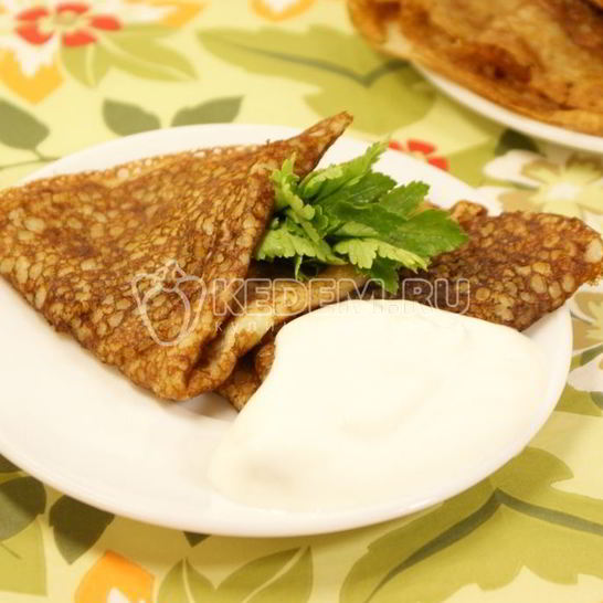 Рецепт блинов кислых