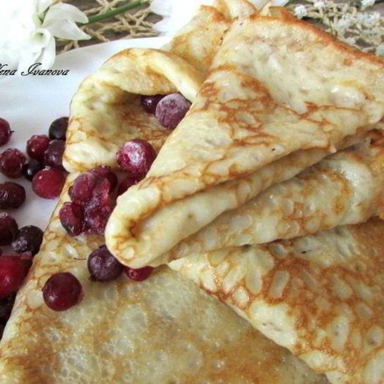 Рецепт блинов на кокосовом молоке