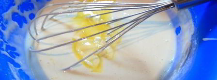 блины на сливках без яиц. Шаг 3