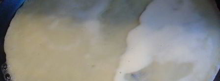 блины на сливках без яиц. Шаг 4